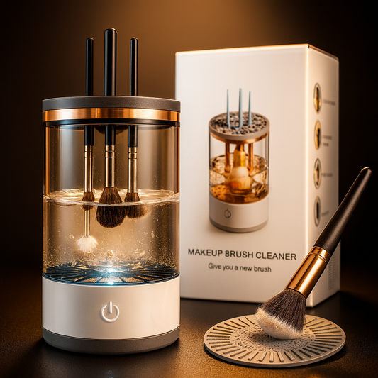 ¿Sabías que tus brochas pueden esconder más bacterias que tu celular? 😱
El CleanBrush Pro™ elimina maquillaje viejo y gérmenes en segundos.
Con solo presionar un botón, limpia y seca tus brochas al instante.
Olvídate de los lavados manuales y dile adiós a los granos e irritaciones.
✨ Tu piel merece una rutina limpia, rápida y profesional.