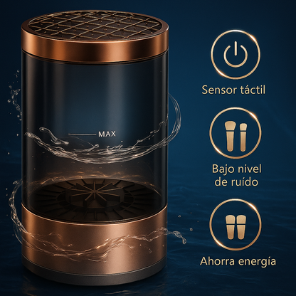 🔹 Limpieza profunda y secado automático.
🔹 Diseño elegante, compacto y moderno.
🔹 Compatible con todo tipo de brochas.
🔹 Funcionamiento fácil: un solo botón y listo.
🔹 Tecnología que evita deformaciones y residuos.
