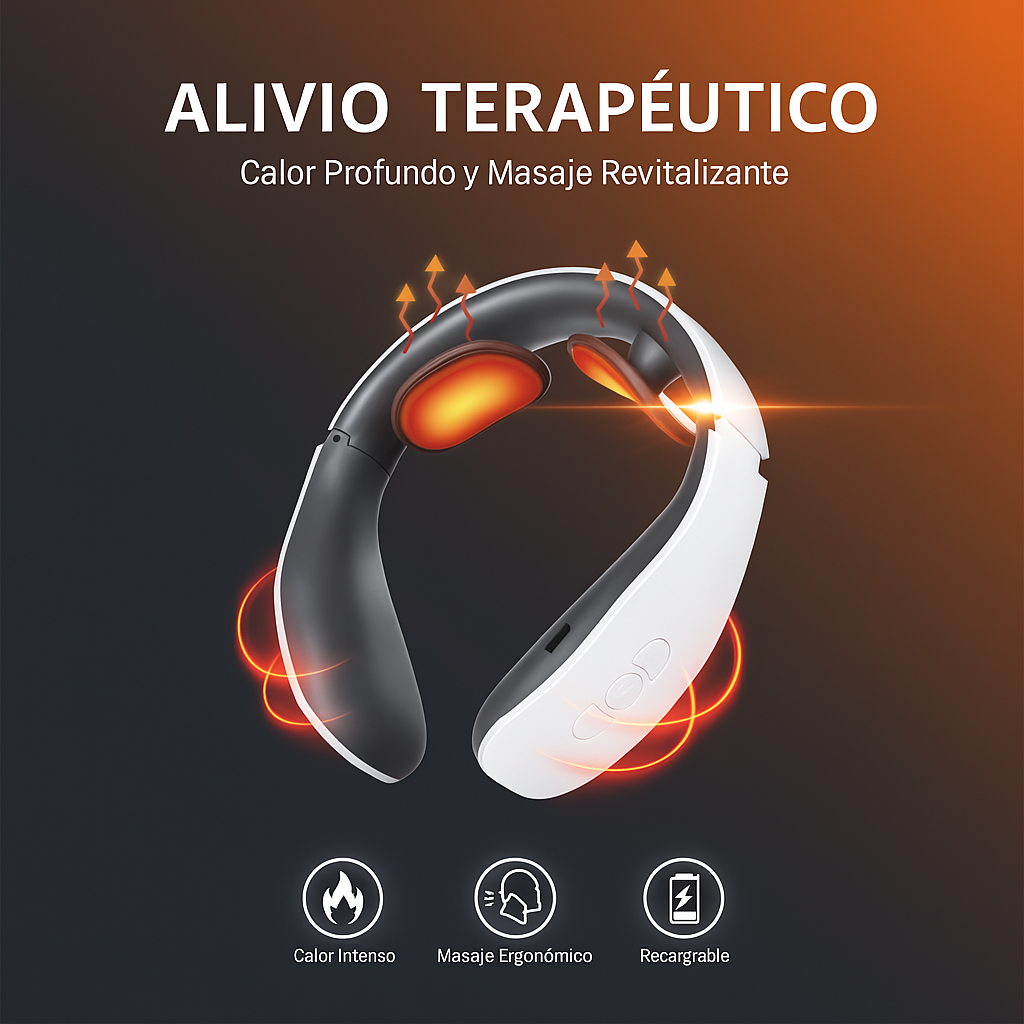 ✨ Presentamos el Masajeador Cervical Portátil: tu nuevo aliado para aliviar tensión y relajar el cuello en cualquier momento.
Combina calor profundo y masaje inteligente para descontracturar músculos y mejorar la circulación.
Ligero, cómodo y recargable, ideal para usar en casa, trabajo o incluso antes de dormir.
Relaja, descansa… y siente el alivio desde el primer uso. 💆‍♀️💖